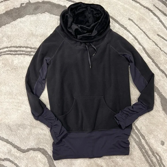Lululemon don’t hurry be happy, reversible hoodie/sweater